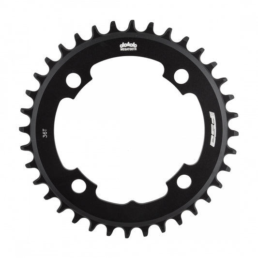 Full Speed Ahead Megatooth 1x10/11spd Chainring, 104mm 4-Bolt, 36T, Black