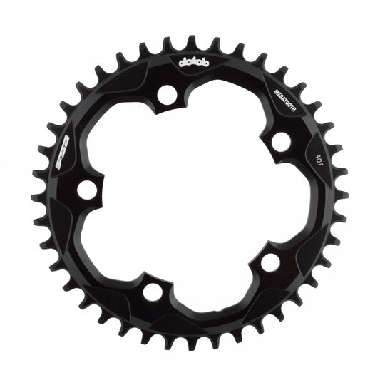 Full Speed Ahead Megatooth 1x10/11spd Chainring, 110mm 5-Bolt, 40T, Black