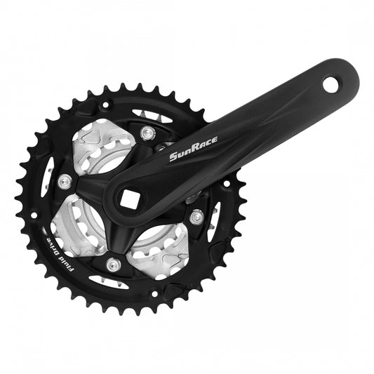 SUNRACE FC-M600 170mm 42/32/22T 7/8-Speed Crankset Black