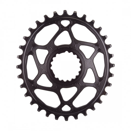 AbsoluteBLACK Cannondale Direct Oval N/W Chainring, Hollowgram, 32T, Black