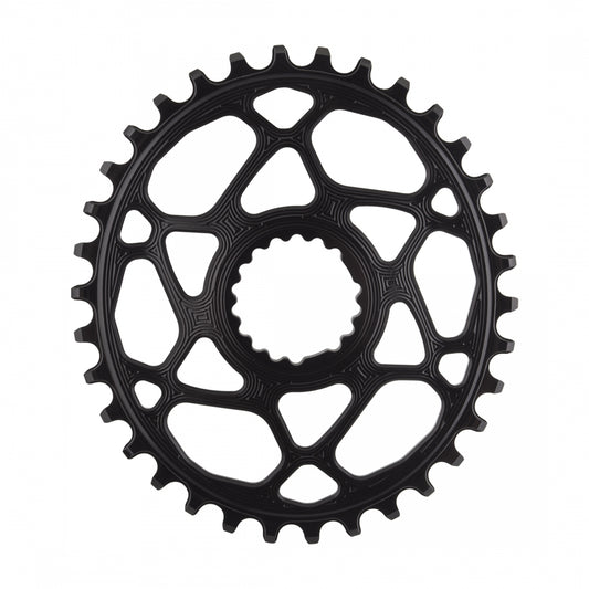 AbsoluteBLACK Cannondale Direct Oval N/W Chainring, Hollowgram, 34T, Black