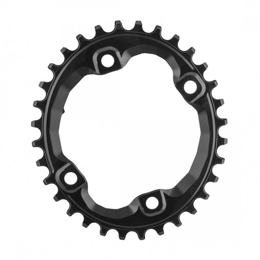 AbsoluteBLACK Oval 96 BCD XT N/W Chainring for Shimano XT M8000 and MT700 cranksets, 96mm 4-Bolt, 32T, Black