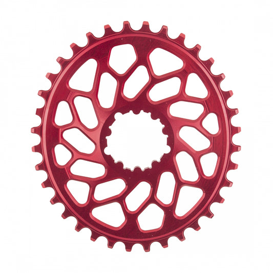 AbsoluteBLACK GXP & BB30 Oval Direct CX Chainring, 36T,Â Red