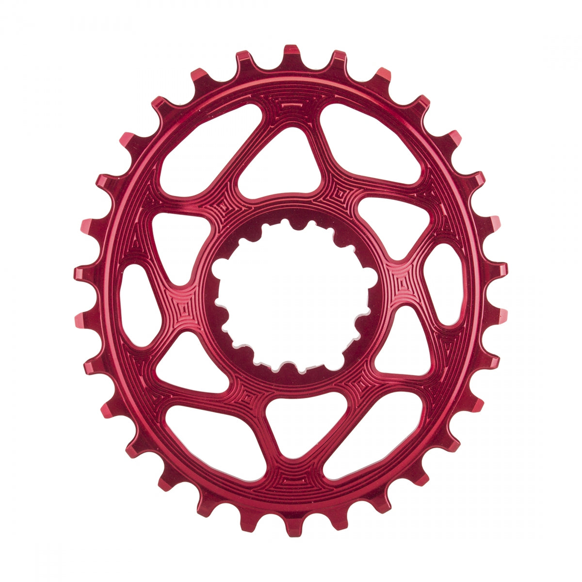AbsoluteBLACK GXP Oval Direct Boost 148 Chainring, 30T, Red