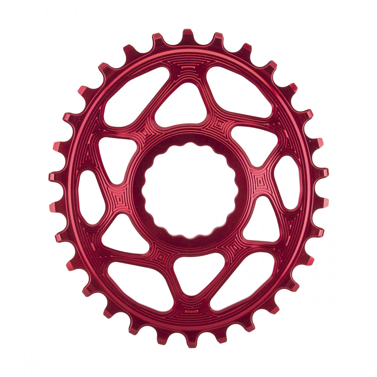 AbsoluteBLACK Raceface Cinch Oval Direct N/W Chainring, 30T,Â Red