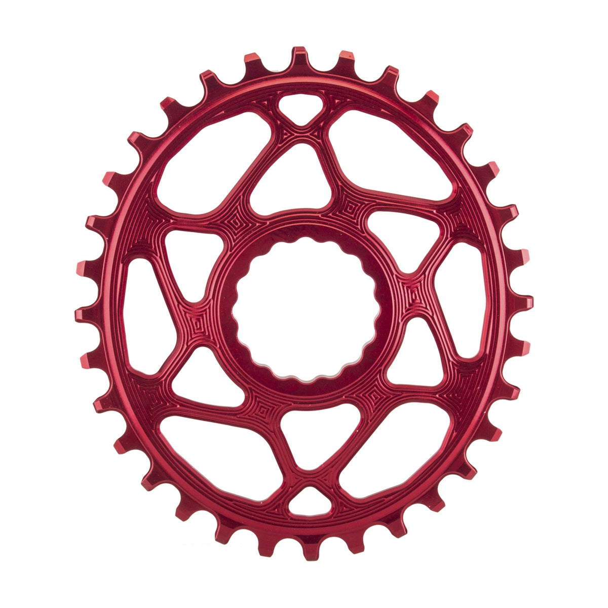 AbsoluteBLACK Raceface Cinch Oval Direct N/W Chainring, 32T,Â Red