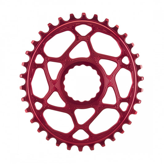 AbsoluteBLACK Raceface Cinch Oval Direct N/W Chainring, 34T,Â Red