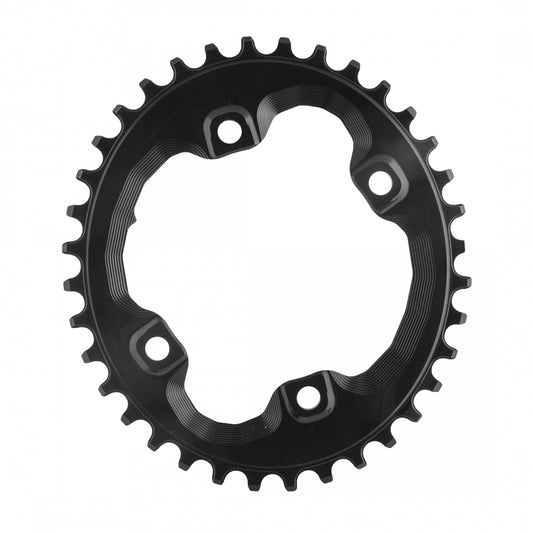 AbsoluteBLACK Oval 96 BCD XT N/W Chainring for Shimano XT M8000 and MT700 cranksets, 96mm 4-Bolt, 36T, Black