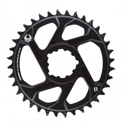 SRAM X-SYNC 2 Eagle Direct Mount Chainring, GXP/BB30, 12-Speed, 36T, 6mm Offset Boost, Black