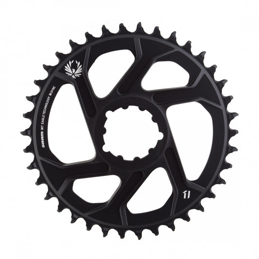 SRAM X-SYNC 2 Eagle Direct Mount Chainring, GXP/BB30, 12-Speed, 38T, 6mm Offset Boost, Black