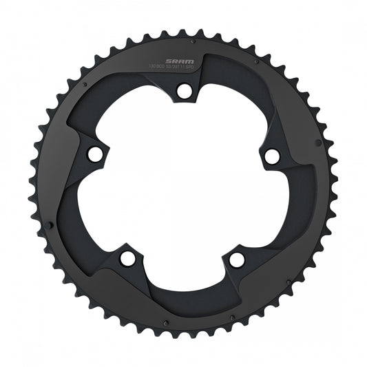 SRAM X-Glide Yaw Chainring, 53T, 130mm, 11-Speed, S3, 5mm 2 Pin, Black