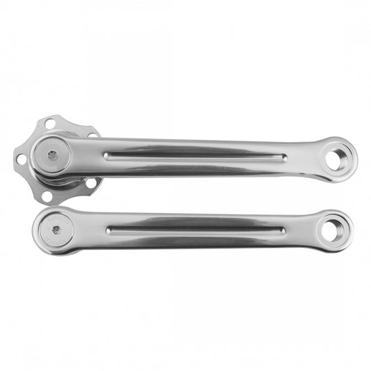 SUNXCD Exceed Crank Arms 172mm 1-Speed Square Taper Crankset Silver