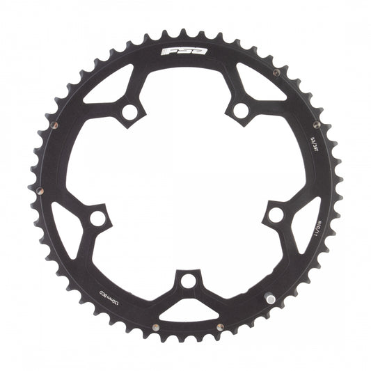 FSA Pro Road Chainring, 130mm x 53T, 5-Bolt, 10-11sp, Alloy, Black