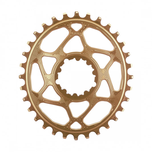AbsoluteBLACK GXP Oval Direct N/W Chainring,Â 32T,Â Gold