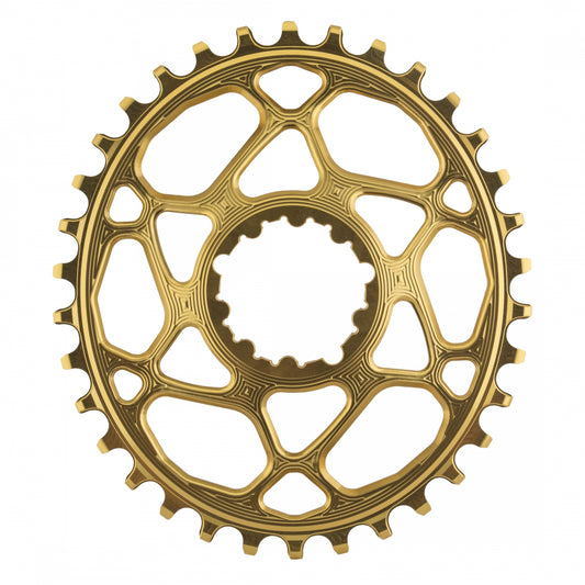 AbsoluteBLACK GXP Oval Direct N/W Chainring,Â 34T,Â Gold