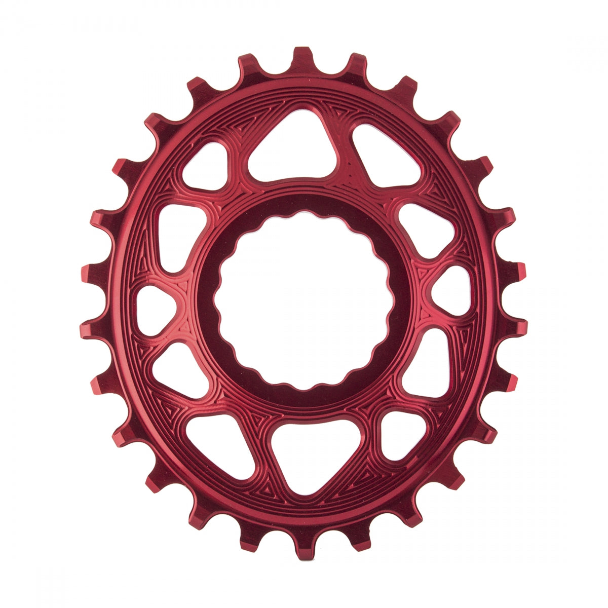 AbsoluteBLACK Raceface Cinch Oval Direct N/W Boost148 Chainring, 26T,Â Red