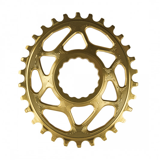 AbsoluteBLACK Raceface Cinch Oval Direct N/W Chainring, 30T,Â Gold