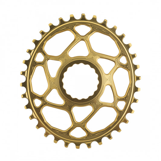 AbsoluteBLACK Raceface Cinch Oval Direct N/W Chainring, 34T,Â Gold
