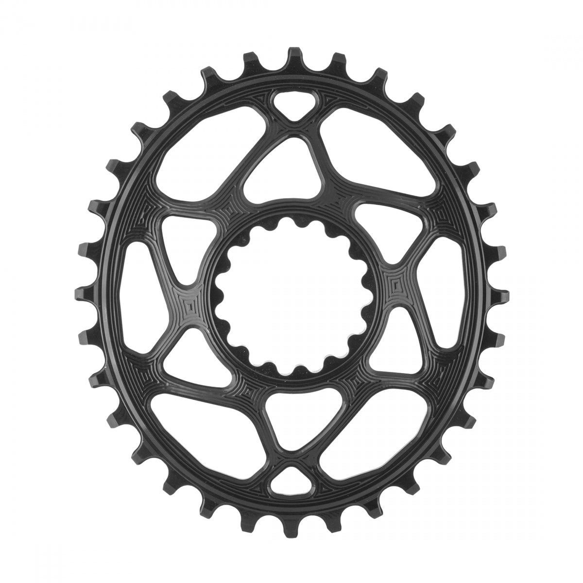 AbsoluteBLACK Oval E13 Direct N/W Chainring, 32T, Black