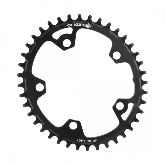 Origin8 Holdfast Oval 1x 10/11sp Chainring BCD, 110mm 5-Bolt, 40T, Black