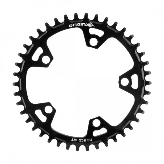 Origin8 Holdfast 1x 10/11sp Chainring BCD, SRAM, 110mm 5-Bolt, 42T, Black