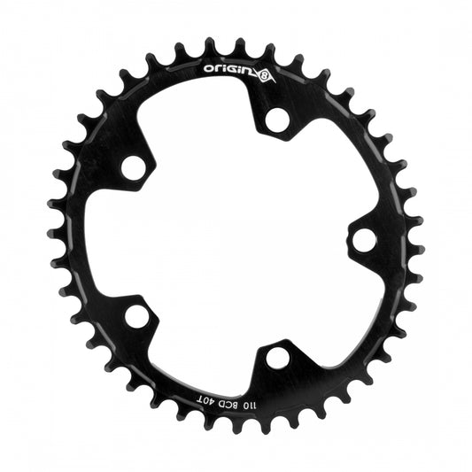 Origin8 Holdfast Oval 1x 10/11sp Chainring BCD, SRAM, 110mm 5-Bolt, 40T, Black