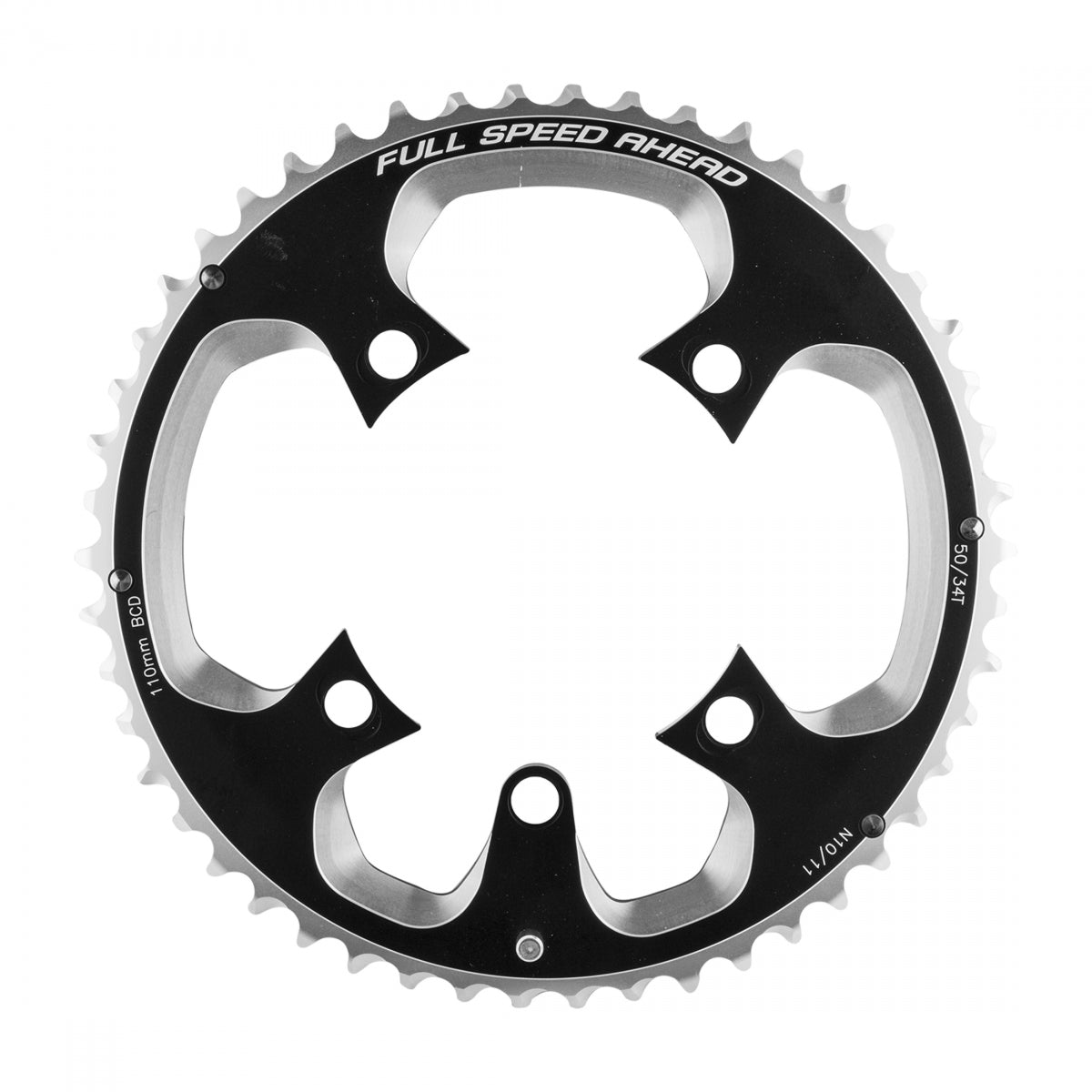 Chainring Fsa Road Slk 110Mm 50T 5B Abs Wa004 10/11S Bk