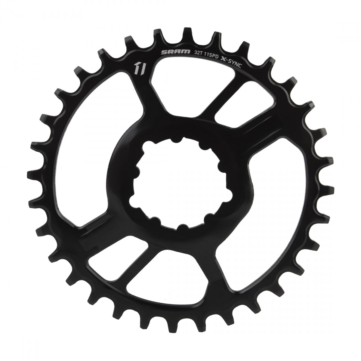 SRAM X-SYNC Direct Mount Chainring, GXP/BB30, 11-Speed, 32T, 3mm Offset, Black