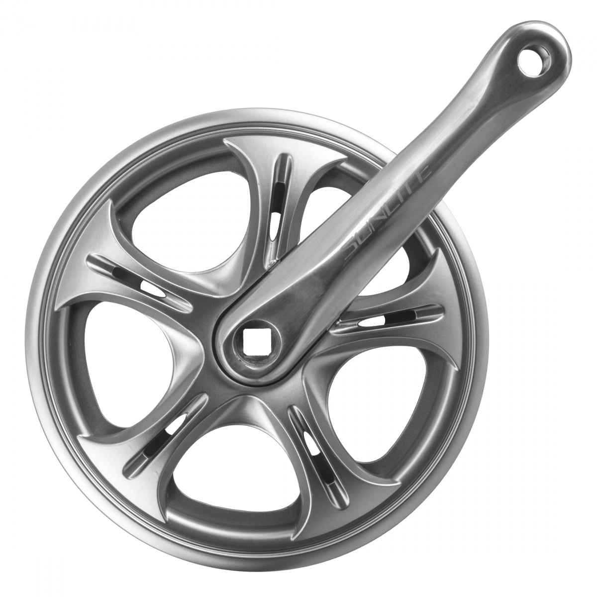 SUNLITE 170mm 48T 1-Speed Crankset Silver