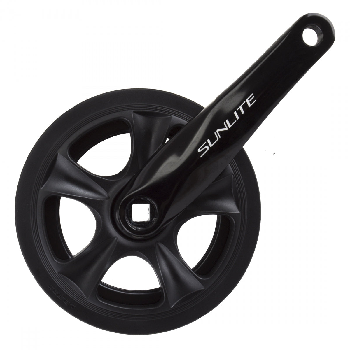 SUNLITE 165mm 38T 1-Speed Crankset Black