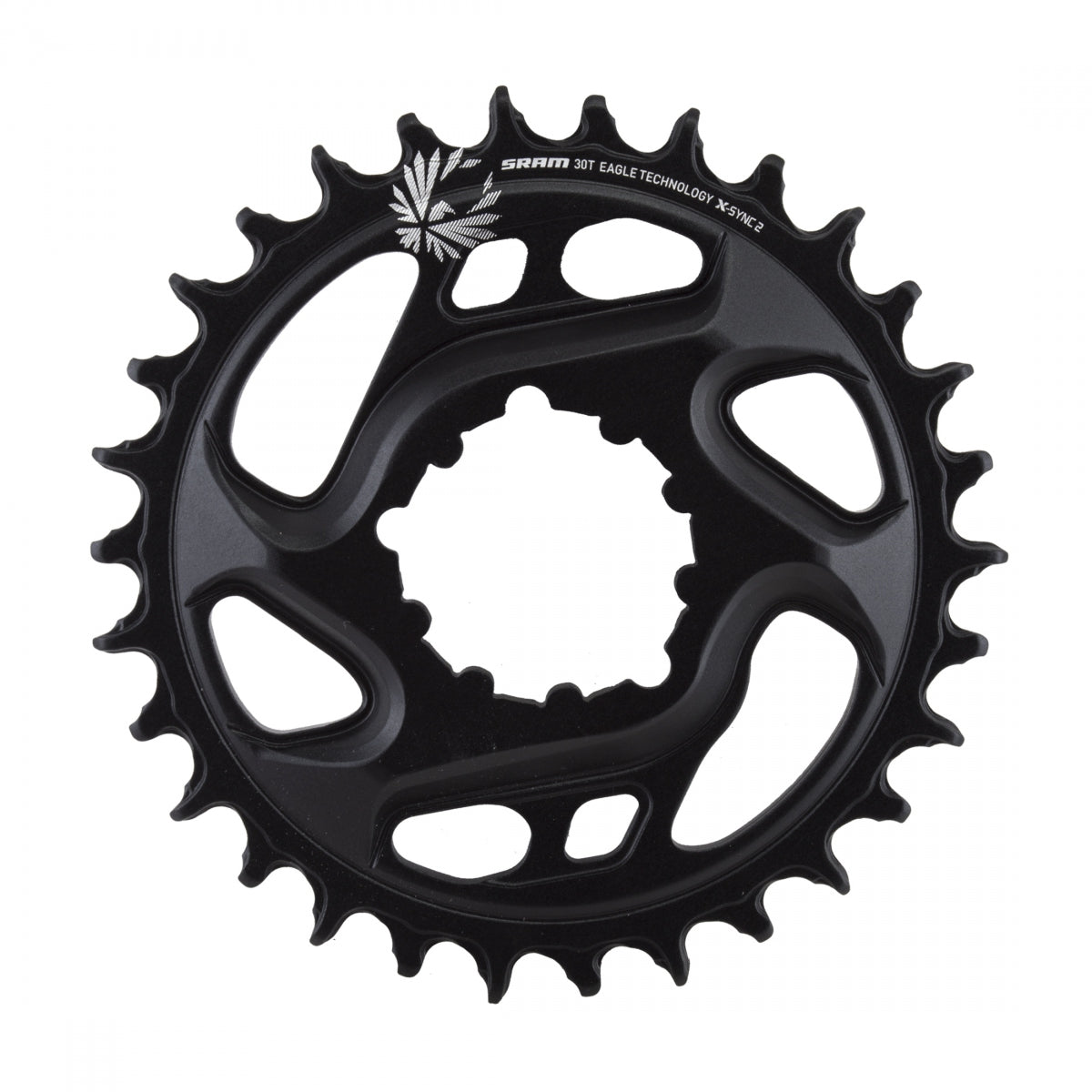 Chainring Sram 30T Direct 6Mm Bk 12S Gxp/Bb30 X-Sync Eagle Cf