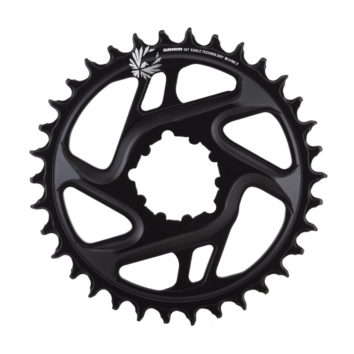 Chainring Sram 34T Direct 6Mm Bk 12S Gxp/Bb30 X-Sync Eagle Cf