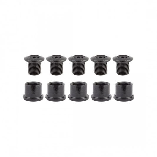 Chainring Bolt Set Or8 Thruster Road Double Stl Bk