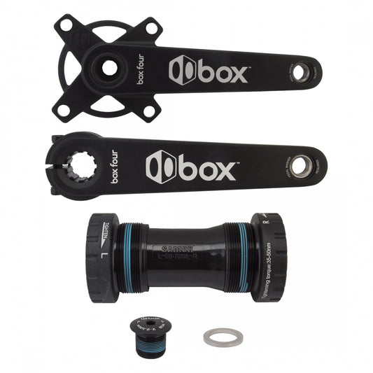 Crankset Box Four 2Pc Aly 160 24Mmaxle 104Mm Bk