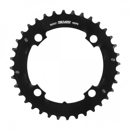 Chainring Sram 36T 104Mm 2X10 36/24 Aly Bk