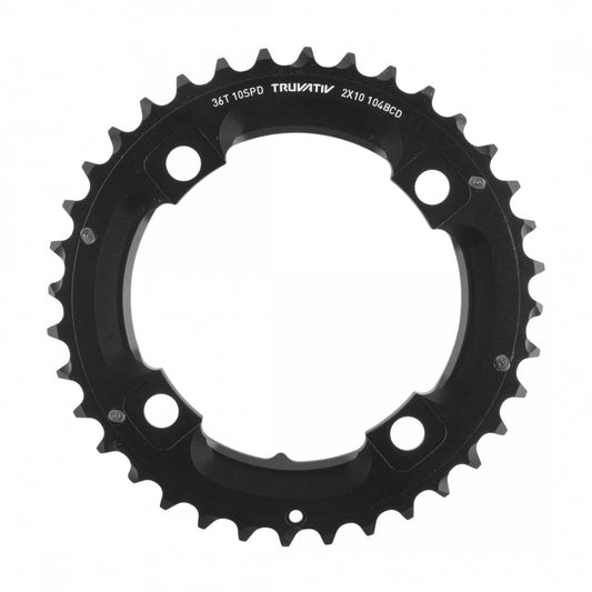 Chainring Sram 36T 104Mm 2X10 No-Pin 36/22 Aly Bk