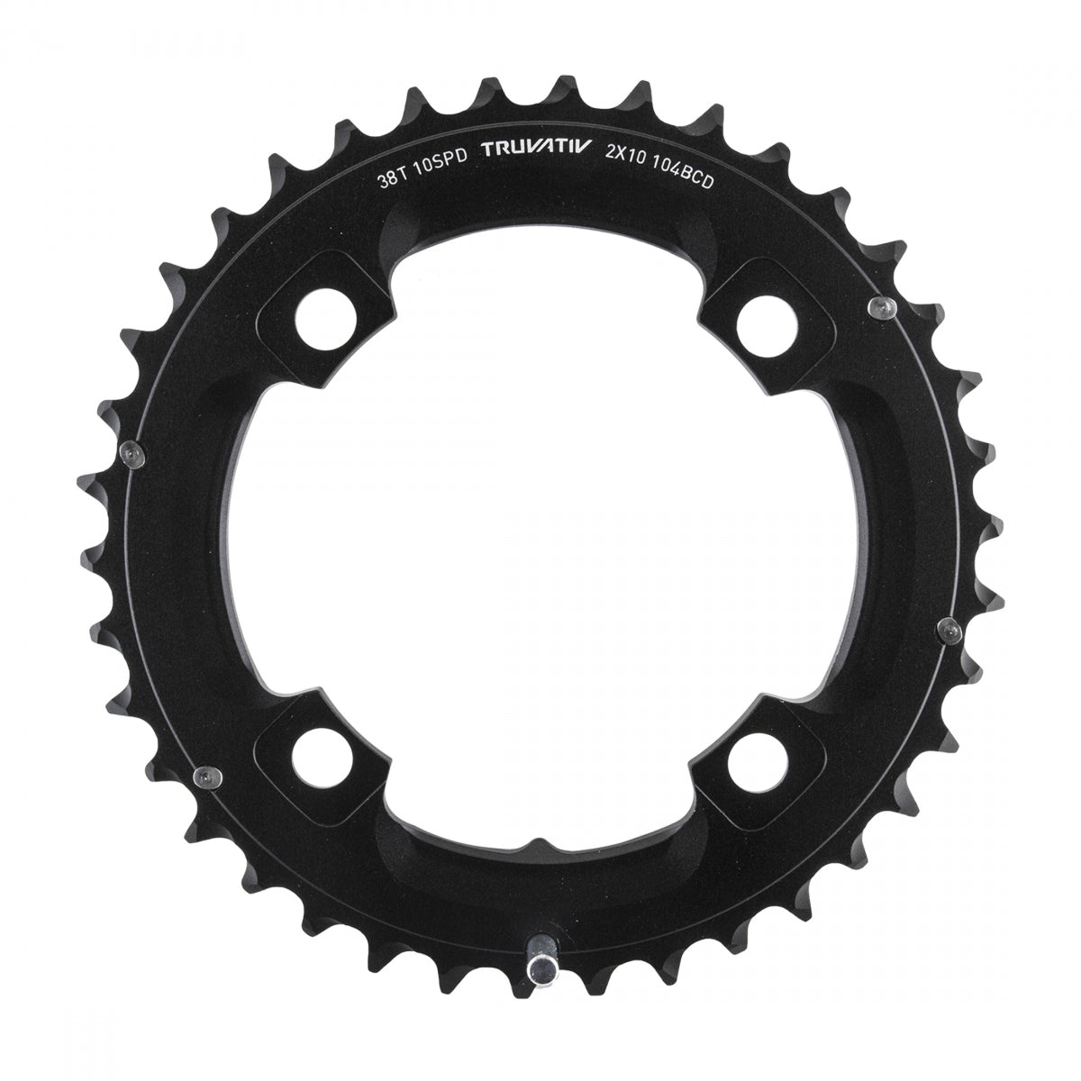 Chainring Sram 38T 104Mm 2X10 L-Pin 38/24 Aly Bk