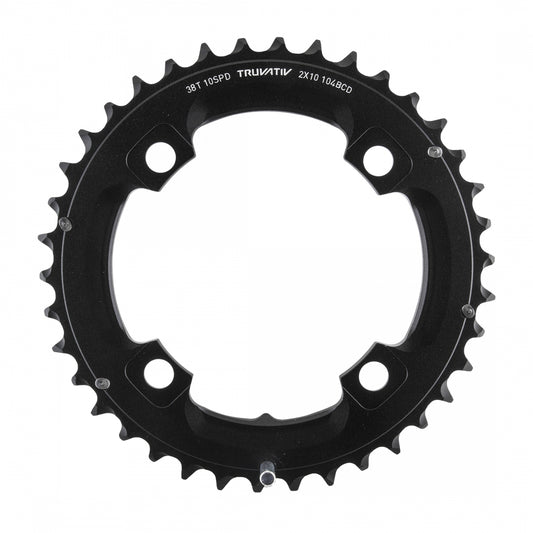 Chainring Sram 38T 104Mm 2X10 L-Pin 38/24 Aly Bk