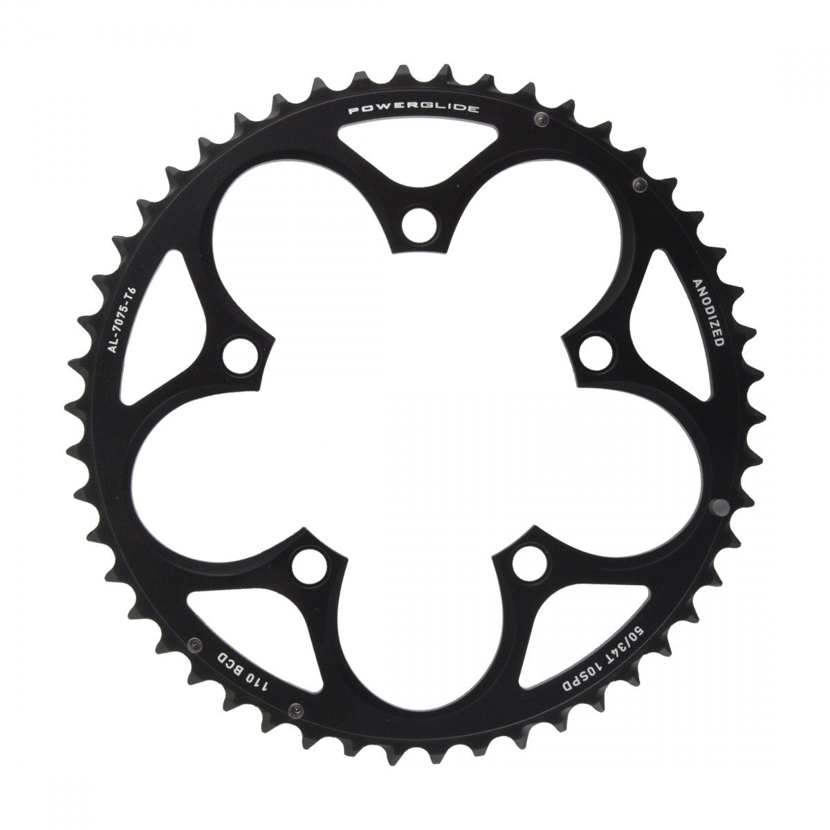 Chainring Sram 50T 110Mm 50/34 Aly Bk