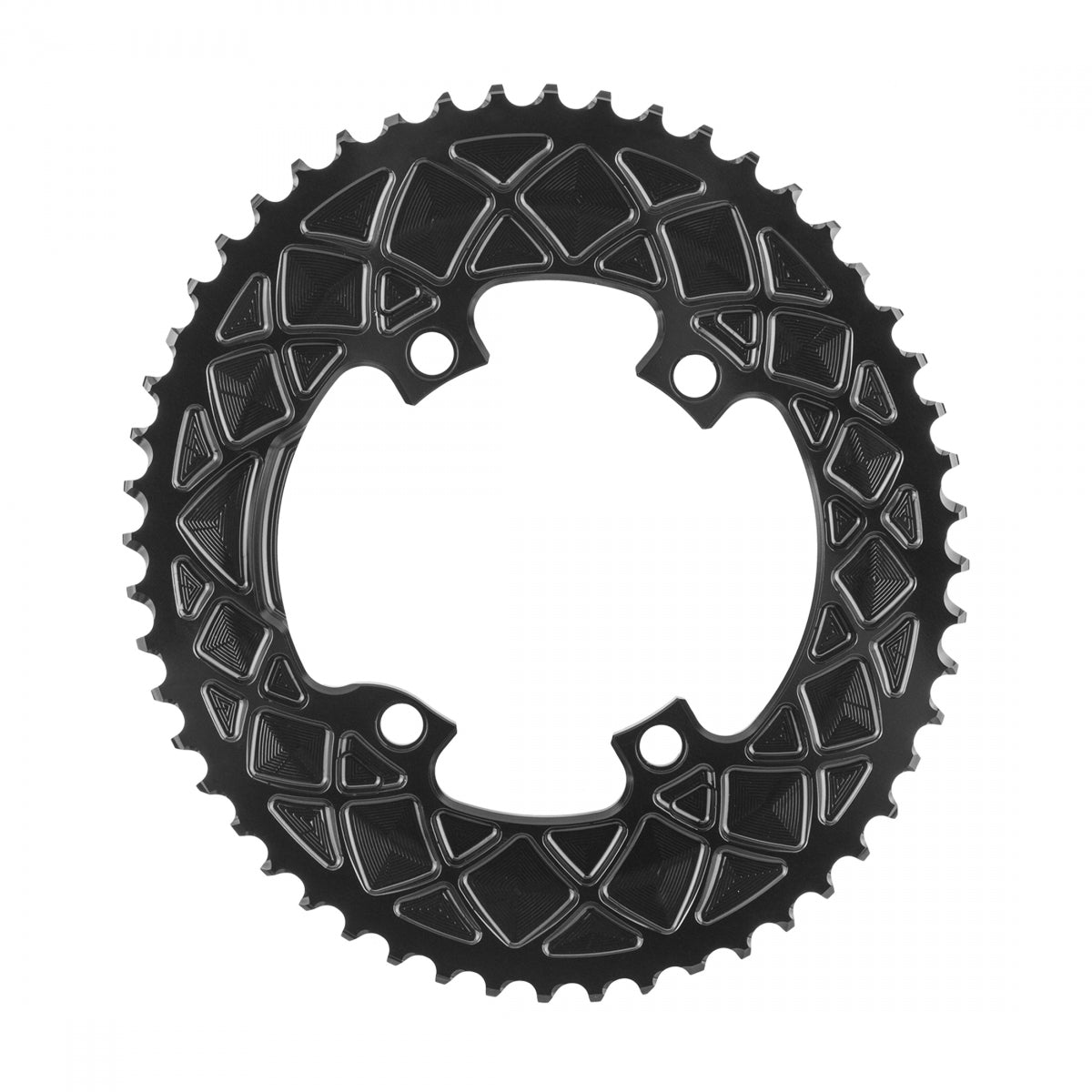 Chainring Absoluteblack Oval 110Mm 52T 4B 2X 9100 Bk