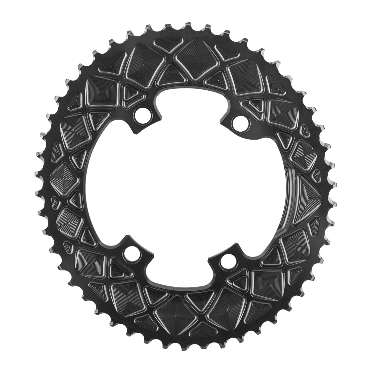 Chainring Absoluteblack Oval 110Mm 50T 4B 2X 9100 Gy