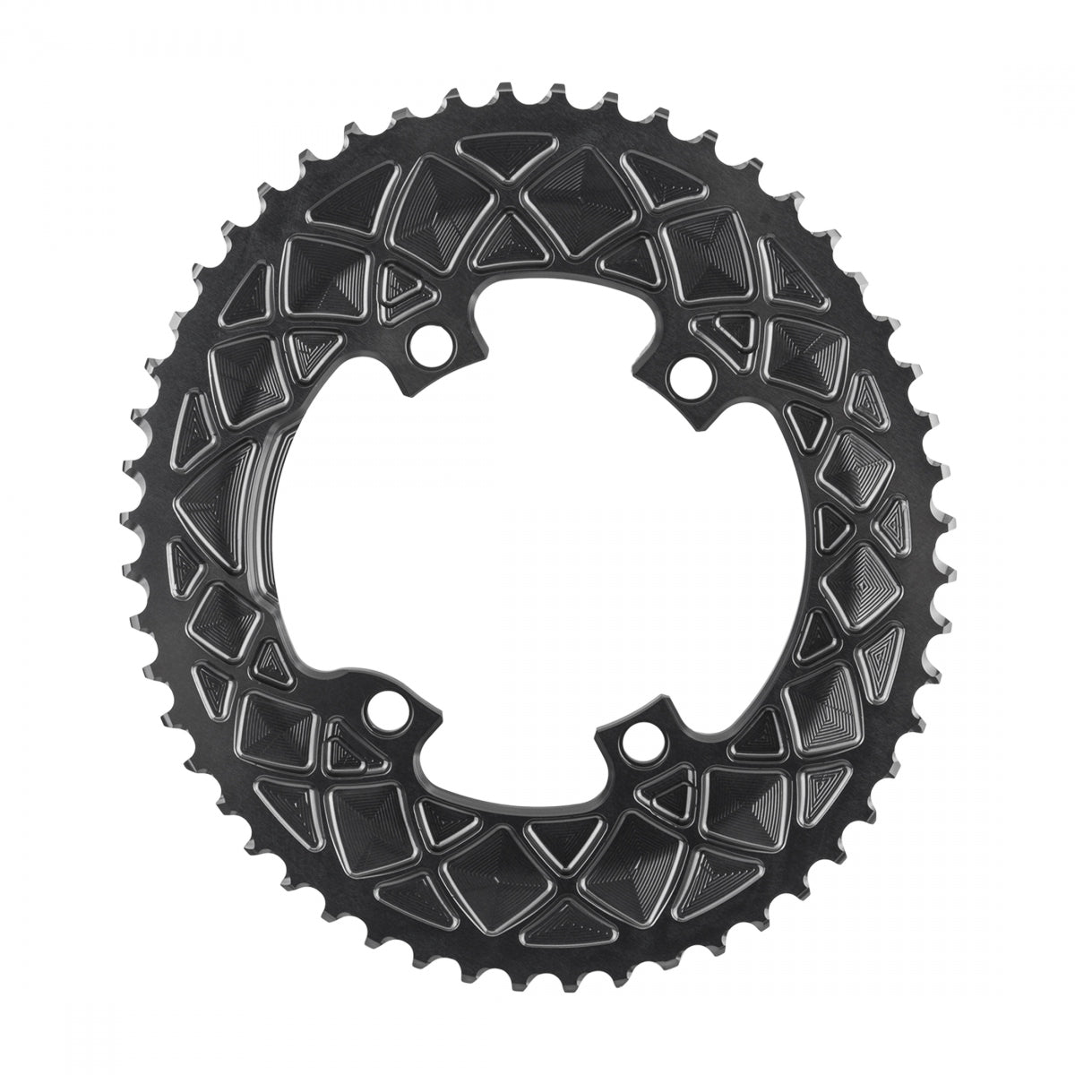 Chainring Absoluteblack Oval 110Mm 52T 4B 2X 9100 Gy