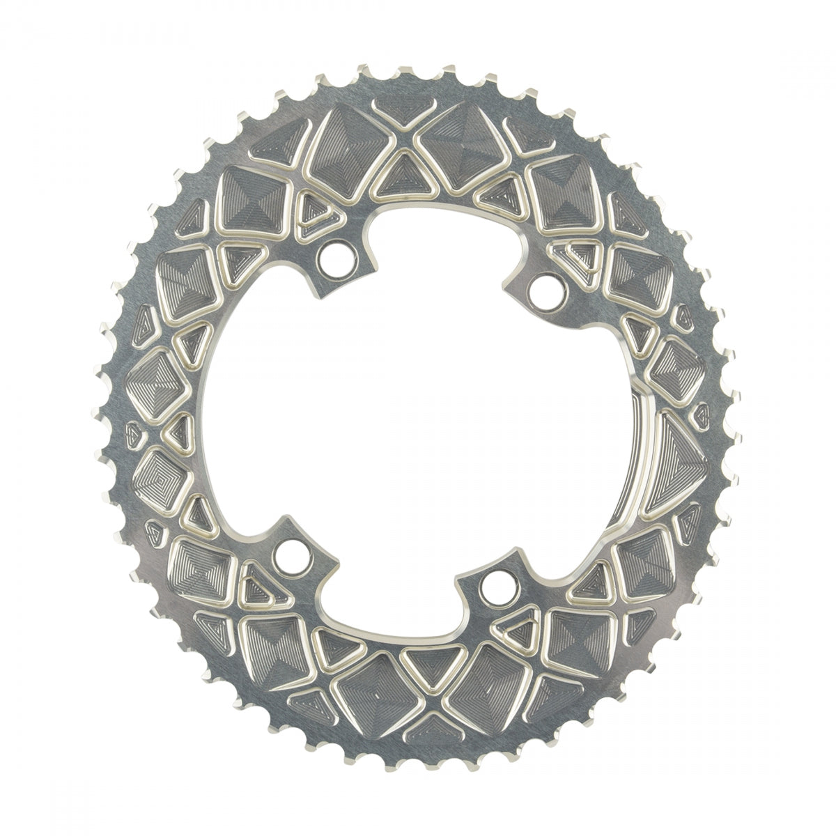 Chainring Absoluteblack Oval 110Mm 50T 4B 2X 9100 Champagne