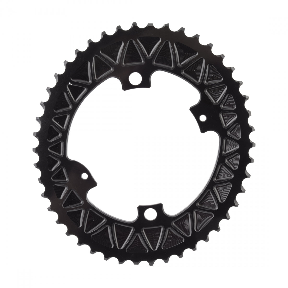 Chainring Absoluteblack Oval 110Mm 46T 4B 2X 9100 Bk