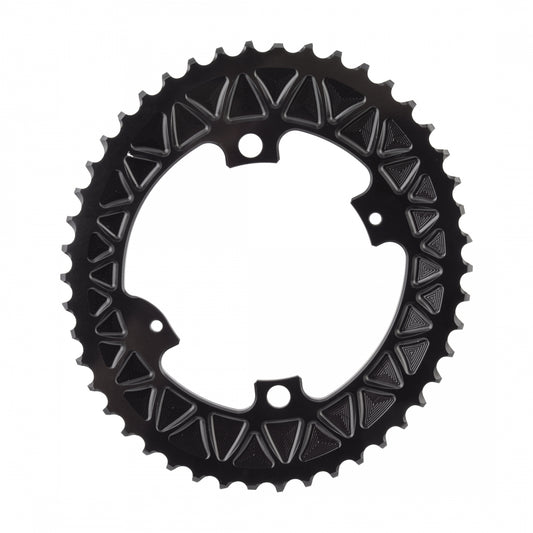 Chainring Absoluteblack Oval 110Mm 46T 4B 2X 9100 Bk