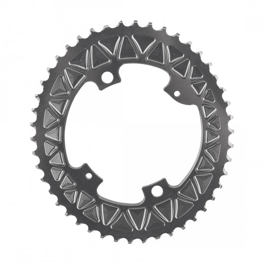 Chainring Absoluteblack Oval 110Mm 46T 4B 2X 9100 Gy