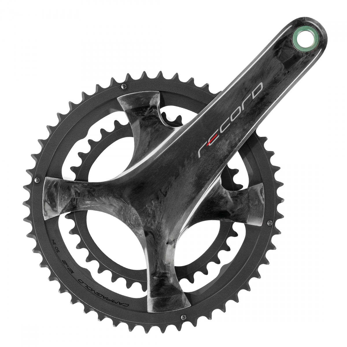 Campagnolo Record Crankset - 170mm, 12-Speed, 52/36t, 112/146 Asymmetric BCD, Campagnolo Ultra-Torque Spindle Interface, Carbon