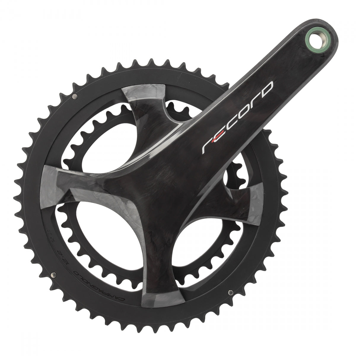 Campagnolo Record Crankset - 172.5mm, 12-Speed, 52/36t, 112/146 Asymmetric BCD, Campagnolo Ultra-Torque Spindle Interface, Carbon