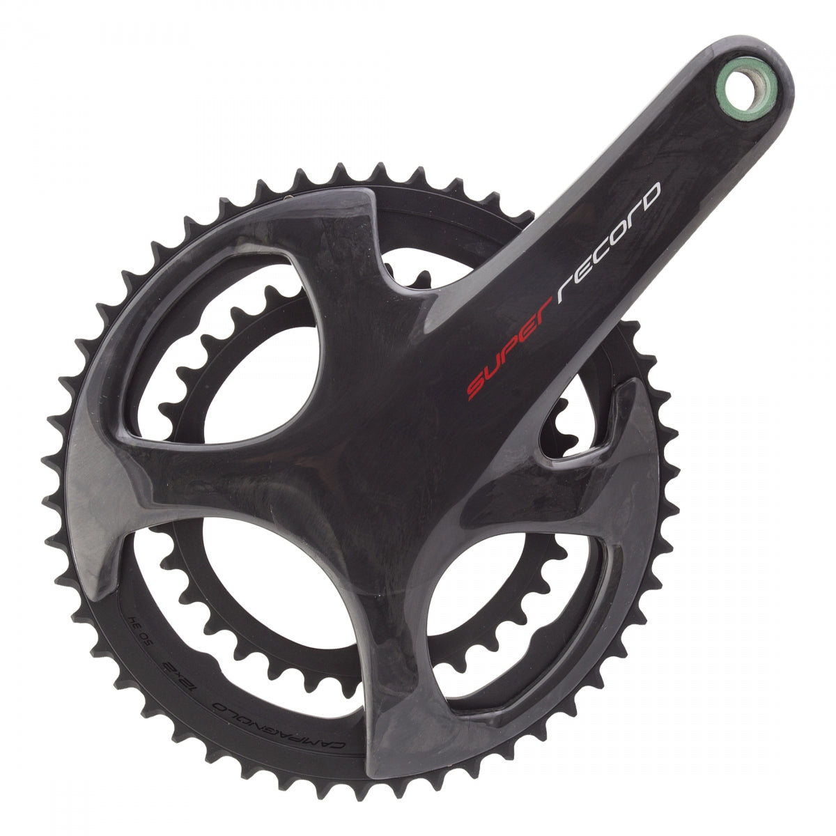 Campagnolo Super Record Crankset - 170mm, 12-Speed, 50/34t, 112/146 Asymmetric BCD, Campagnolo Ultra-Torque Spindle Interface, Carbon