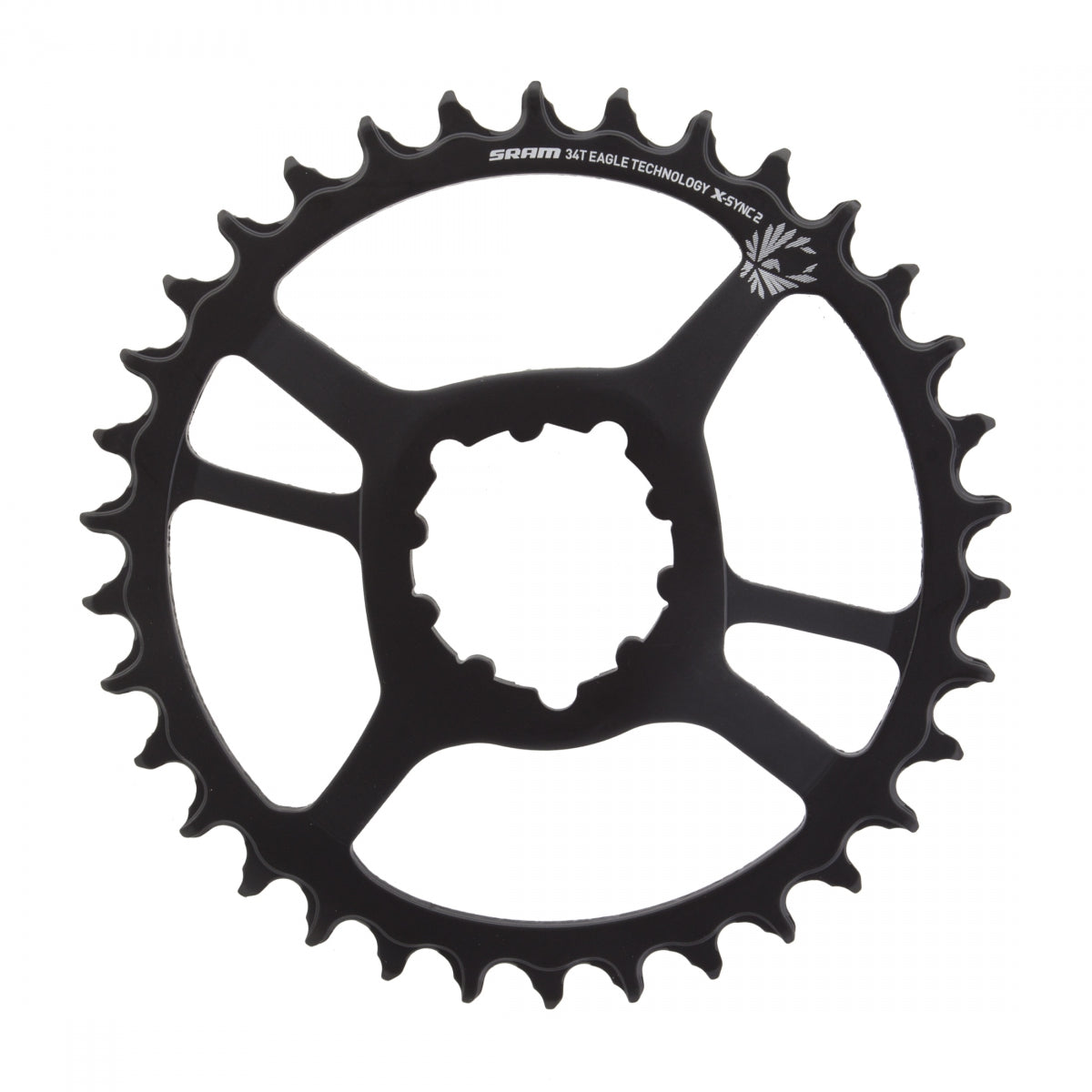 Chainring Sram 34T Direct 3Mm Stl Bk Nxeagle Boost